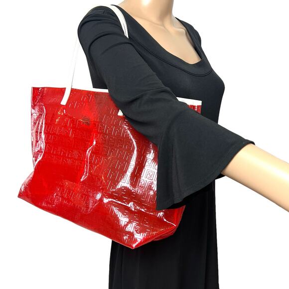 Fendi Zucchino Rubber Tote Bag - Picture 3 of 10